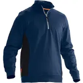 Jobman zipneck sweater 5401 S / Groen