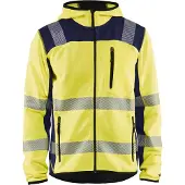 Blakläder 4923-2120 Gebreid vest met capuchon High Vis High Vis Geel/Marineblauw maat S heren