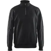 Blakläder Sweatshirt met halve rits 33691158 | Grijs | Maat M - 7330509466377