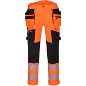 Portwest Reflecterende werkbroek 4-way stretch DX442 56 / Oranje
