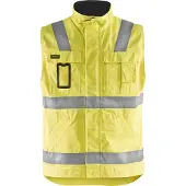 Blakläder 8505-1804 Werkvest. Ongevoerd High Vis High Vis Geel/Marineblauw maat XXL heren