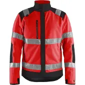 Blakläder 4888-2524 Winddicht Fleecejack High Vis High Vis Rood/Zwart maat XXL heren