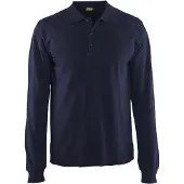Blakläder Poloshirt lange mouw 33881050 | Zwart | Maat XS - 7330509482254