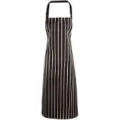 Premier Striped Bib Apron | Maat: Één maat