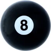 Malik Billard Bal - hockeybal - zwart