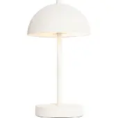 QAZQA Tafellamp voor buiten wit oplaadbaar incl. LED 3-staps dimbaar - Keira
