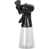 Urban Living Draagbare ventilator/waterverstuiver - zwart - 350 ml