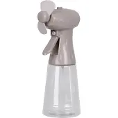 Urban Living Draagbare ventilator/waterverstuiver - grijs - 350 ml