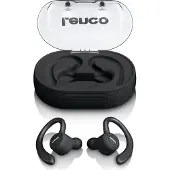 Lenco EPB-460BK In Ear headset Bluetooth Zwart Headset, Oorbeugel, Bestand tegen zweet Sport