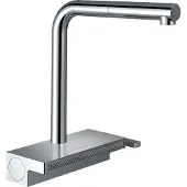 Hansgrohe Aquno Select M81 ééngreeps keukenkraan 250, uittrekbare uitloop, 2jet, chroom