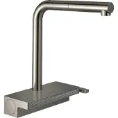 Hansgrohe Aquno Select M81 ééngreeps keukenkraan 250, uittrekbare uitloop, 2jet, rvs look