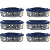 AngelCare Navulling Luieremmer Baby - Achthoekige Navulcassettes - Voor Dress Up - 6 Stuks