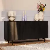 Starfurn Dressoir Madison Zwart 165cm
