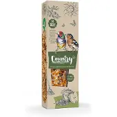 Witte molen - Vegetarisch - Knaagdier - Country Zaadsticks Vink Appel & Sesamzaad 60g - 2st