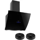 Klarstein Annabelle 60 afzuigkap recirculatieset 595 m³/h touch armatuur zwart