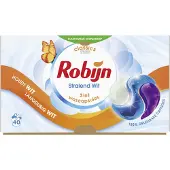 Robijn Wascapsules 3-in-1 Stralend Wit 40 Stuks