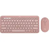 Logitech Pebble 2 Combo Qwerty Roze