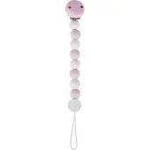 Heimess fopspeen ketting hout roze 1 stuks