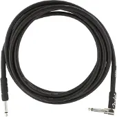Fender PROFESSIONAL INSTRUMENT CABLE STRAIGHT-ANGLE 10' BLACK