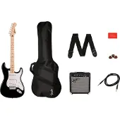 Squier Sonic Stratocaster Pack Black Elektrische gitaar