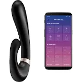 Satisfyer - Heat Wave - Warming Vibrator and Clitoral Stimulator - Black