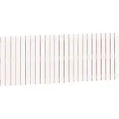 vidaXL Wandhoofdbord 159,5x3x60 cm massief grenenhout wit