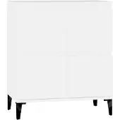 vidaXL Dressoir 60x35x70 cm bewerkt hout wit