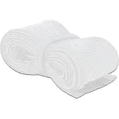 DeLOCK Braided Sleeving with Hook-and-Loop Fastener 2 m x 19 mm white