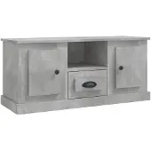 vidaXL Tv-meubel 100x35,5x45 cm bewerkt hout betongrijs
