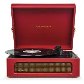 Crosley Voyager Portable Turntable with Bluetooth Out Burgundy Red