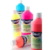 Creall fluor verf 250ml roze