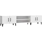 vidaXL Tv-meubel wit 180x31,5x40 cm bewerkt hout