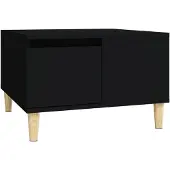 vidaXL Salontafel 55x55x36,5 cm bewerkt hout zwart