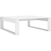vidaXL Salontafel 100x100x35 cm bewerkt hout wit