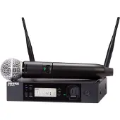 Shure GLXD24R+/SM58 draadloze handheldmicrofoon