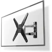 Nedis Draai- en Kantelbare TV-Muurbeugel | 23-55 " | Zwart | 1 stuks - TVWM5530BK TVWM5530BK