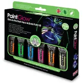 PaintGlow Giftset Glow In The Dark Body Paint 72 Ml