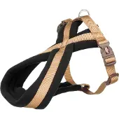 Trixie Premium reisset, gevoerd, maat XS-S: 30-40 cm / 15 mm, kleur caramel