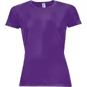 Sols Dames/dames Sportief T-Shirt met korte mouwen (Donkerpaars)