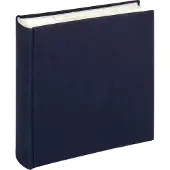 Walther design ME-510-U Cloth - Memo insteekalbum - Formaat 23 x 22 cm - 200 foto's 10 x 15 cm - Donkerblauw
