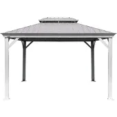 Sojag Paviljoen pergola messina 483x363 cm champagnekleurig