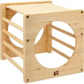Tp Toys Actieve houten klimblokken voor kinderen, naturel, 52 x 60 x 52 cm (L x B x H)