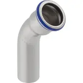 Geberit Mapress roestvrij staal bocht met insteekeinde, DN 15, dø 18 mm, 30703