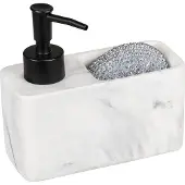 Wenko Resa 150 ml zeepdispenser, zwart/wit