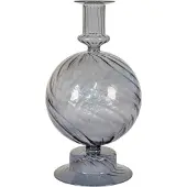 House Nordic Kandelaar Future glas | House Nordic glas blauw 12x12x22 cm kandelaars | NADUVI