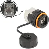 Microconnect Cable Connector RJ45 jack to Cat.6A LSA with protective cap waterproof