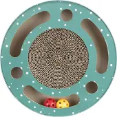 Trixie Xmas Krabtrommel Krabmat Met Speeltjes - 33X33X5.5 CM