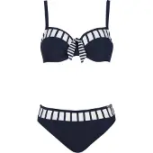Sunflair Bikini navy / wit