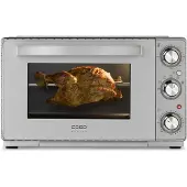 Caso Mini-oven TO 26 SilverStyle met roterend draaispit