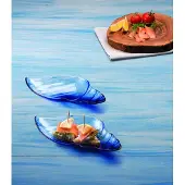 Pasabahce Marine Batik – Blue Glass Visborden – Set van 2 – 21cm